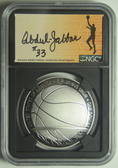 2020 Basketball Hall of Fame Silver Dollar . . . . NGC PF-70 Ultra Cameo First Day of Issue Basketball Celebration