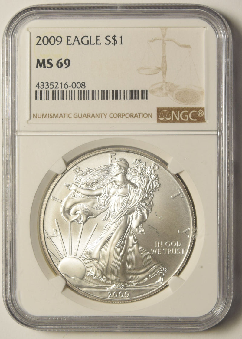 2009 Silver Eagle . . . . NGC MS-69