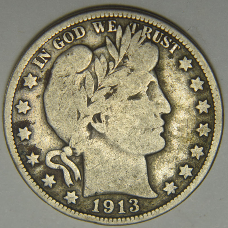 1913 Barber Half . . . . Fine