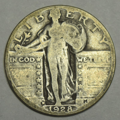 1928-D Standing Liberty Quarter Very Good