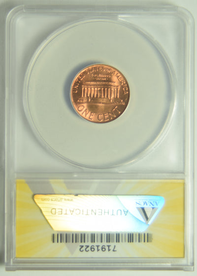 1970-S Lincoln Cent . . . . ANACS MS-65 RED Large Date