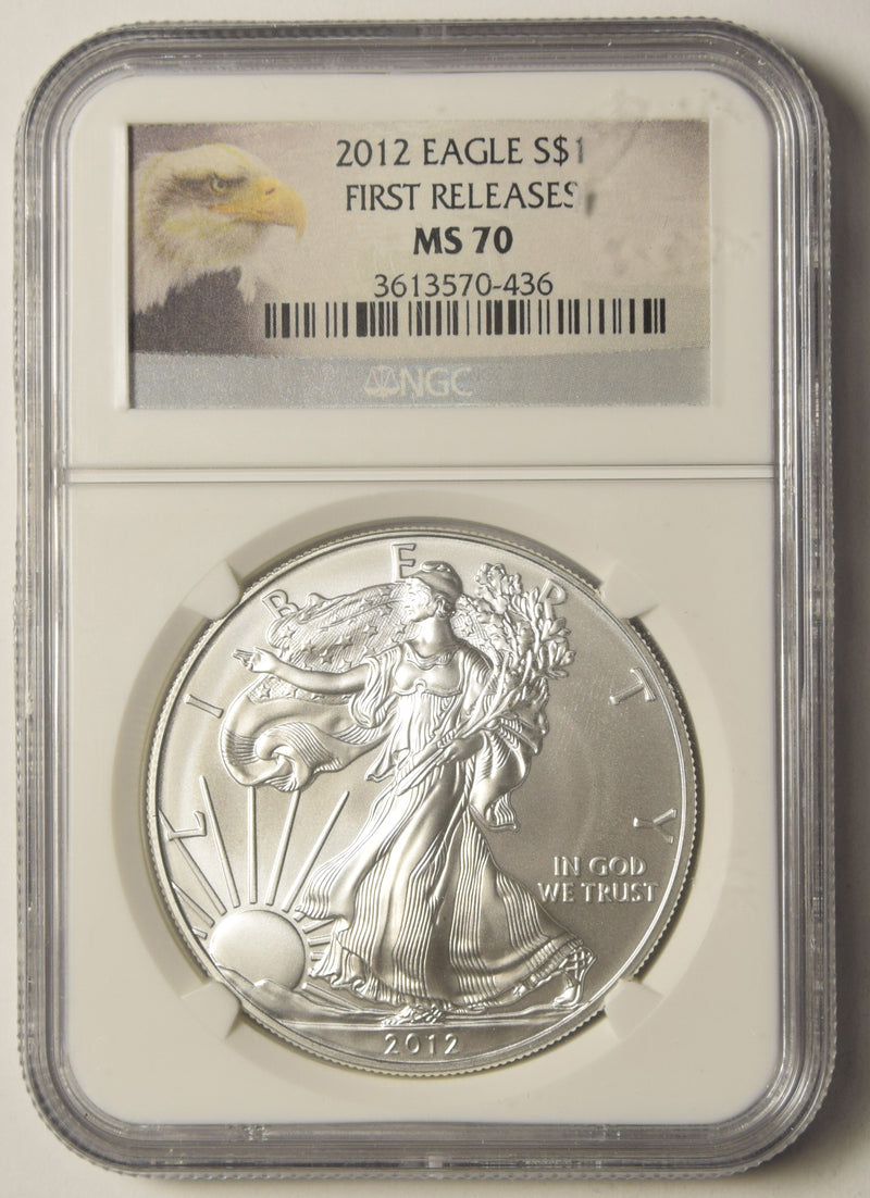 2012 Silver Eagle NGC MS-70 First Releases