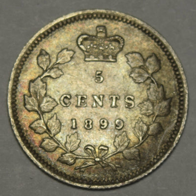 1899 Canadian 5 Cents Select Brilliant Uncirculated