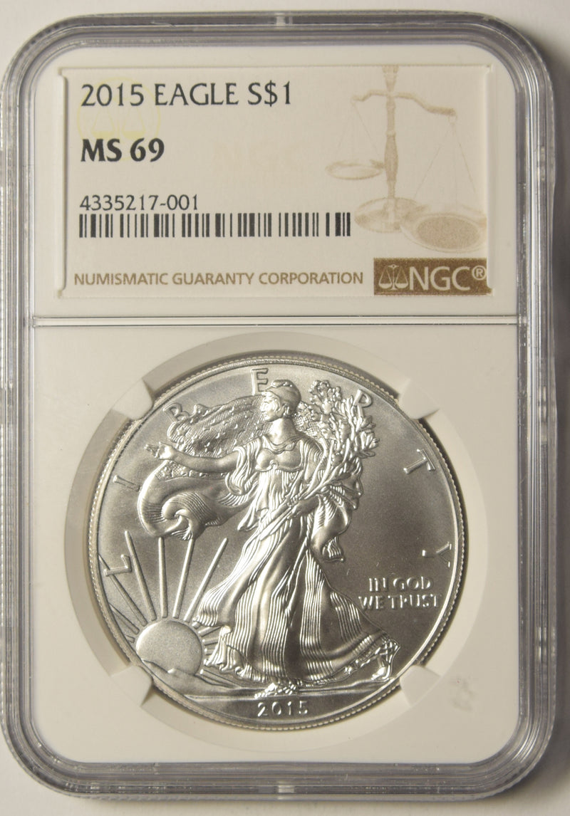 2015 Silver Eagle . . . . NGC MS-69