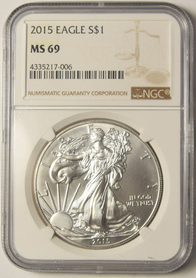 2015 Silver Eagle . . . . NGC MS-69