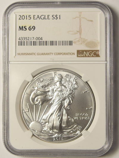 2015 Silver Eagle . . . . NGC MS-69