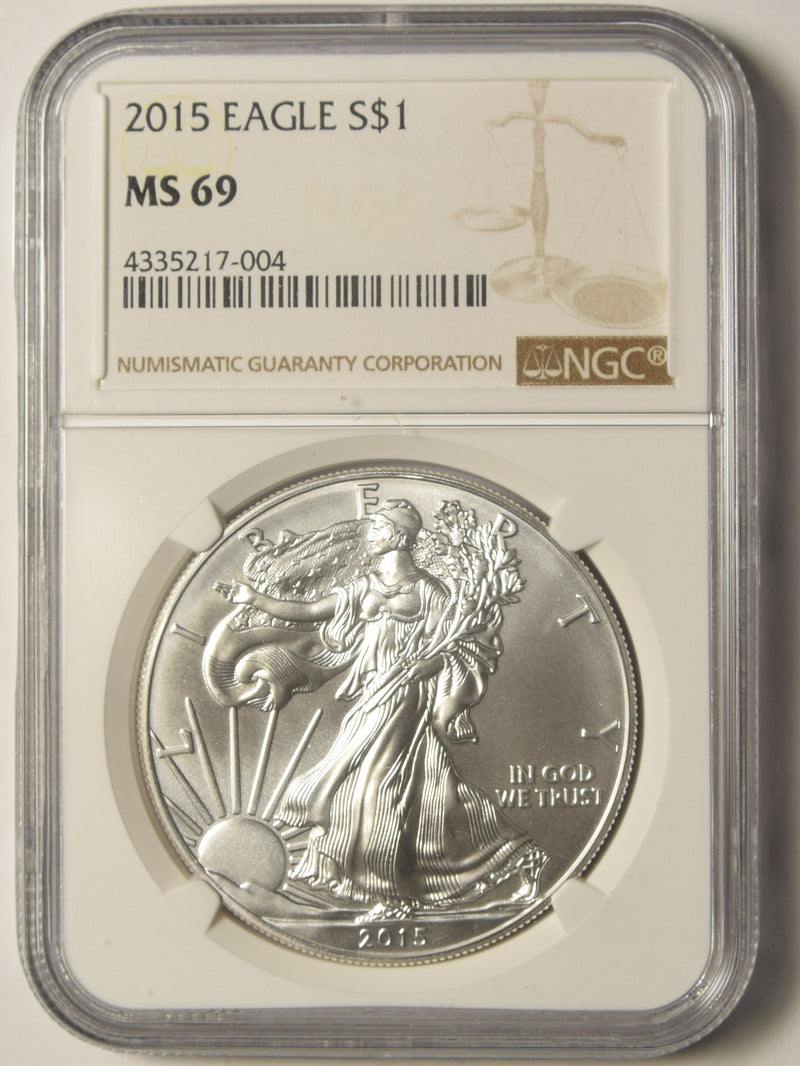 2015 Silver Eagle . . . . NGC MS-69