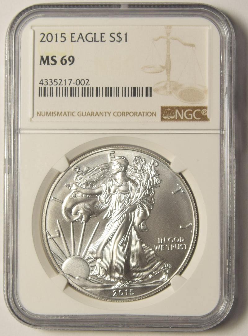 2015 Silver Eagle . . . . NGC MS-69