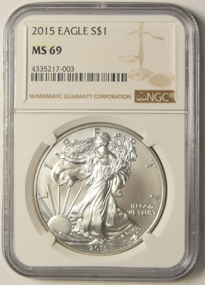 2015 Silver Eagle . . . . NGC MS-69