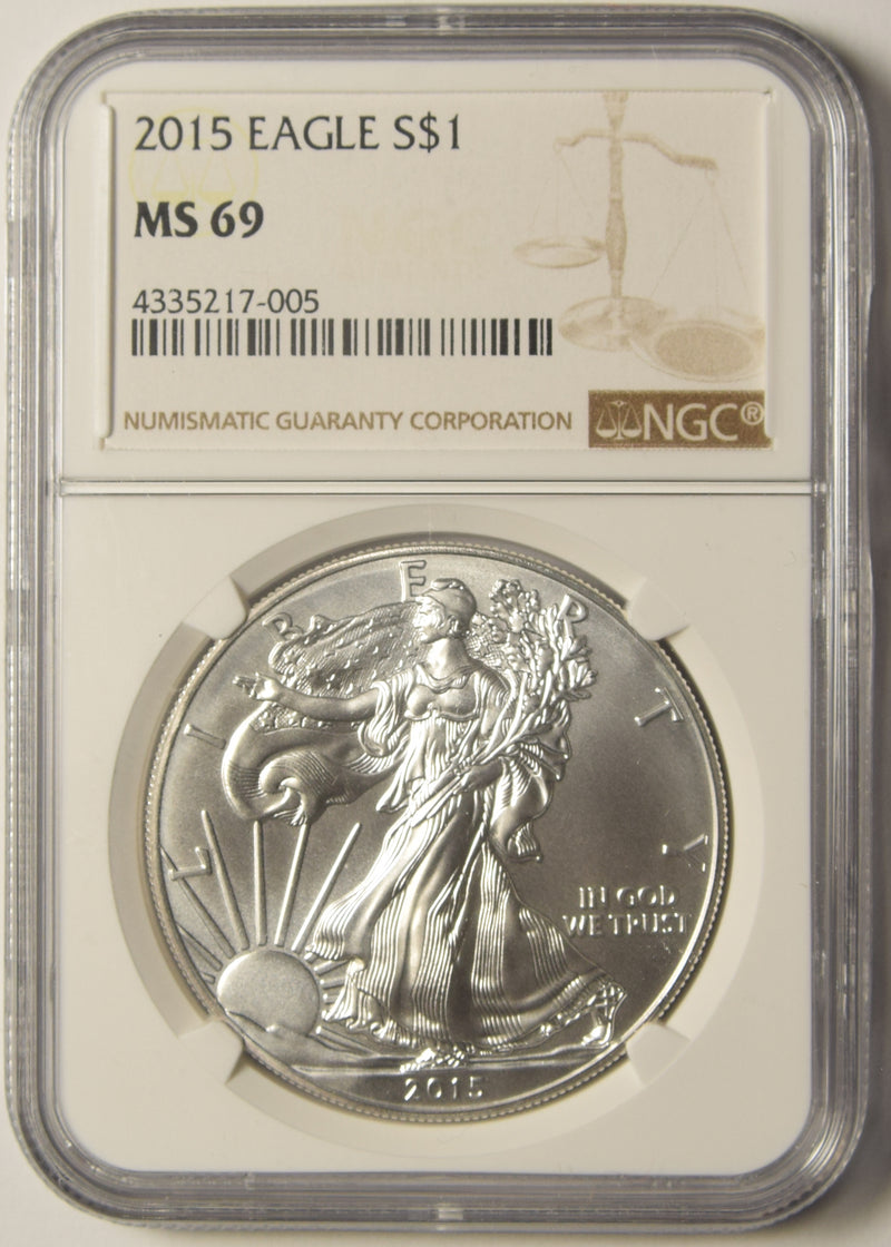 2015 Silver Eagle . . . . NGC MS-69