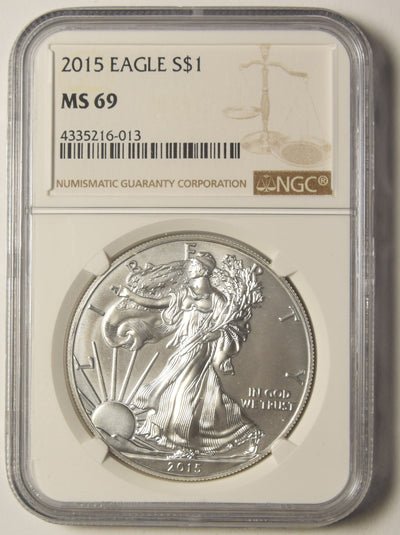 2015 Silver Eagle . . . . NGC MS-69