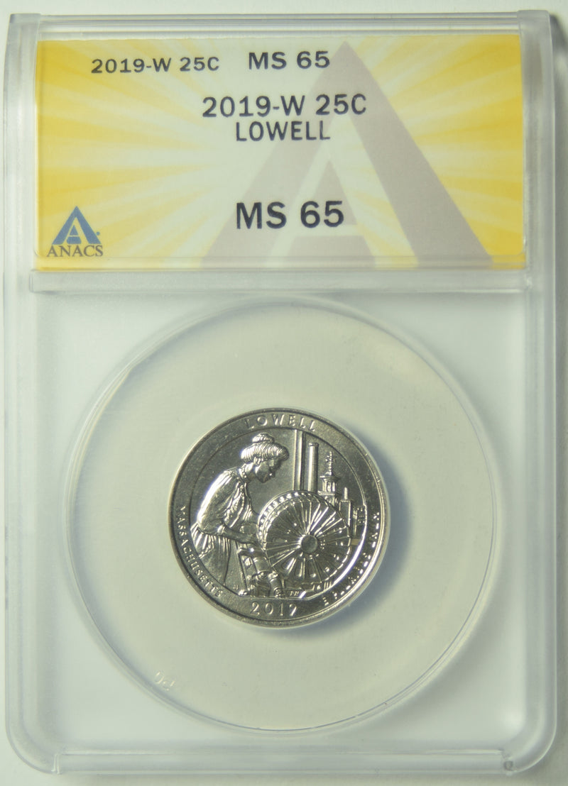 2019-W Lowell Quarter ANACS MS-65