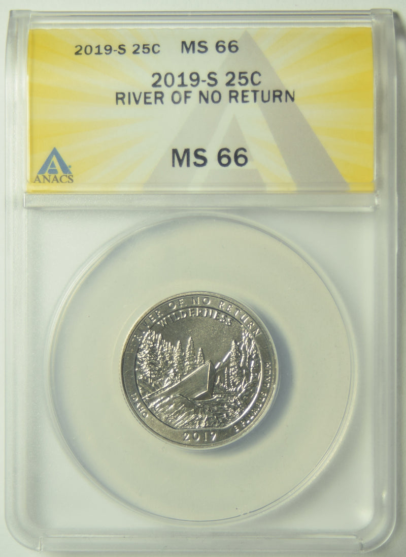 2019-S Frank Church River of No Return Quarter ANACS MS-66