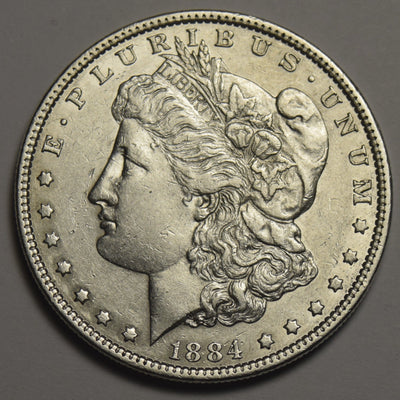 1884 Morgan Dollar Choice About Uncirculated