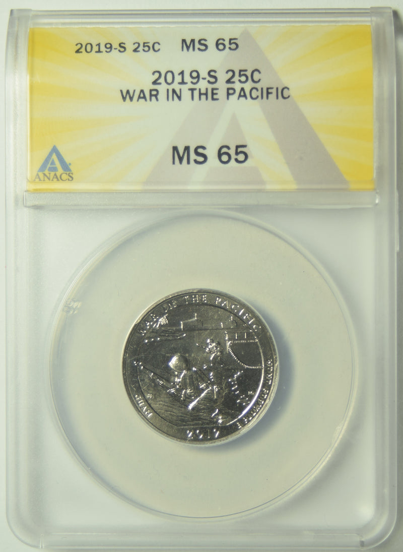 2019-S War In The Pacific Quarter ANACS MS-65