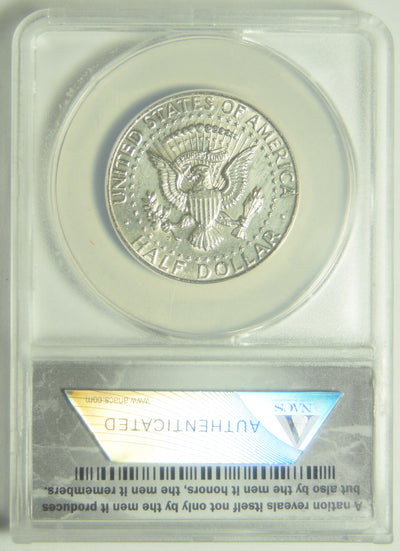 1964-D Kennedy Half . . . . ANACS Triple Die Obverse