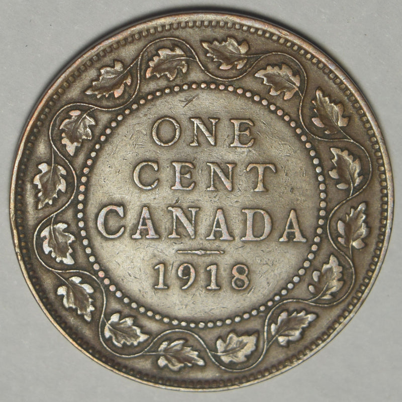 1918 Canadian Cent Choice About Uncirculated