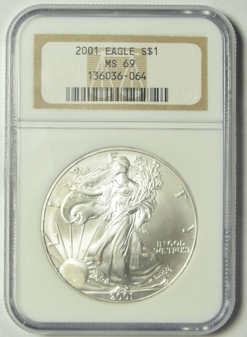 2001 Silver Eagle . . . . NGC MS-69