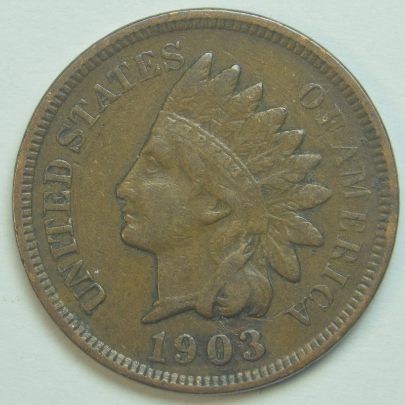 1903 Indian Cent XF/AU