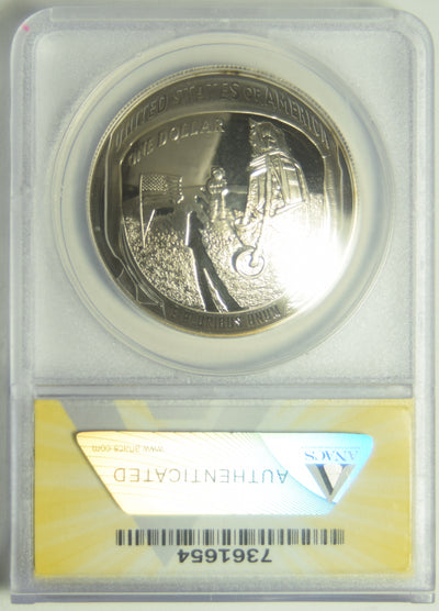 2019-P Apollo 11 Silver Dollar . . . . ANACS PF-69 DCAM Apollo 11 50th Anniversary