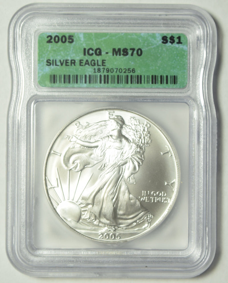 2005 Silver Eagle ICG MS-70