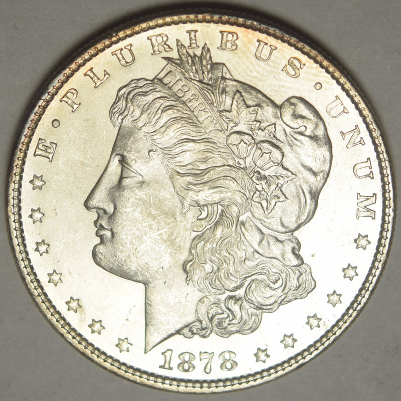 1878 8TF Morgan Dollar Choice BU+