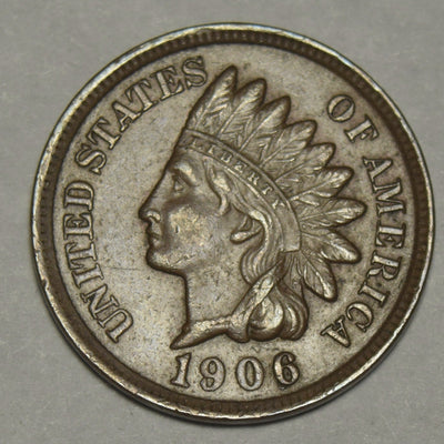 1906 Indian Cent Select Uncirculated Brown