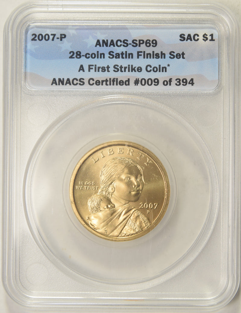 2007-P Sacagawea Dollar ANACS SP-69 First Strike