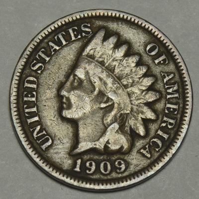 1909 Indian Cent Fine