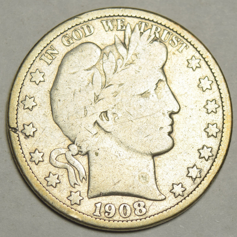 1908-D Barber Half . . . . Fine