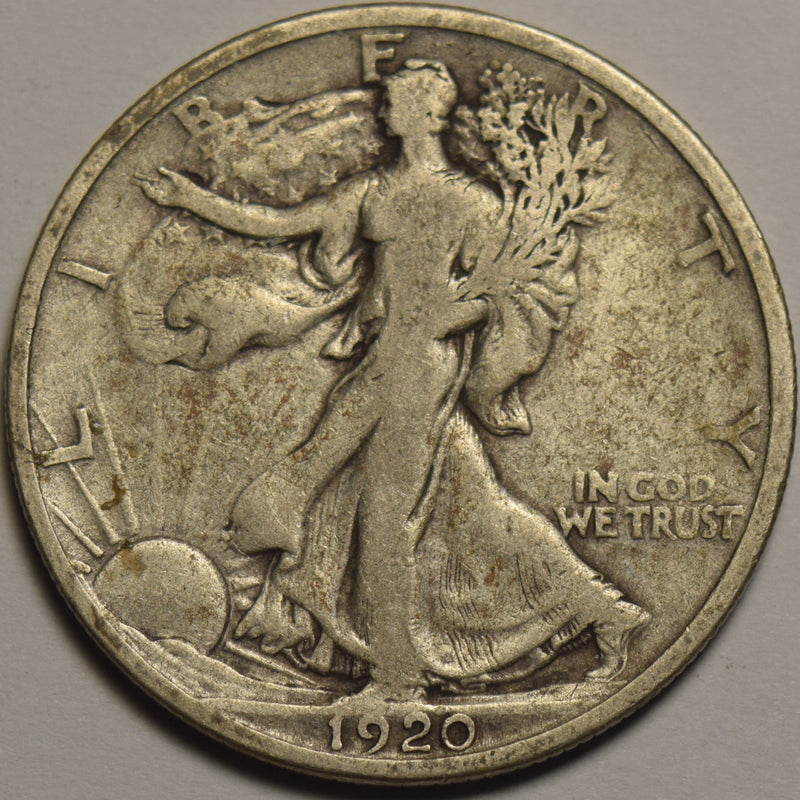 1920-D Walking Liberty Half Fine