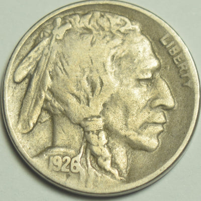 1926-S Buffalo Nickel VF/XF