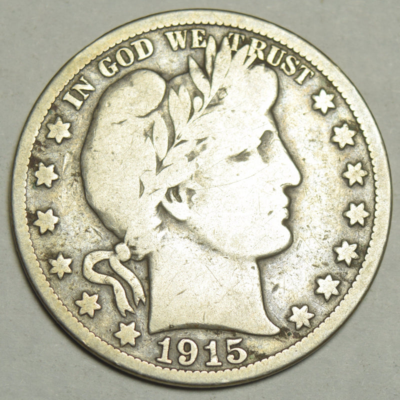 1915-S Barber Half Very Fine