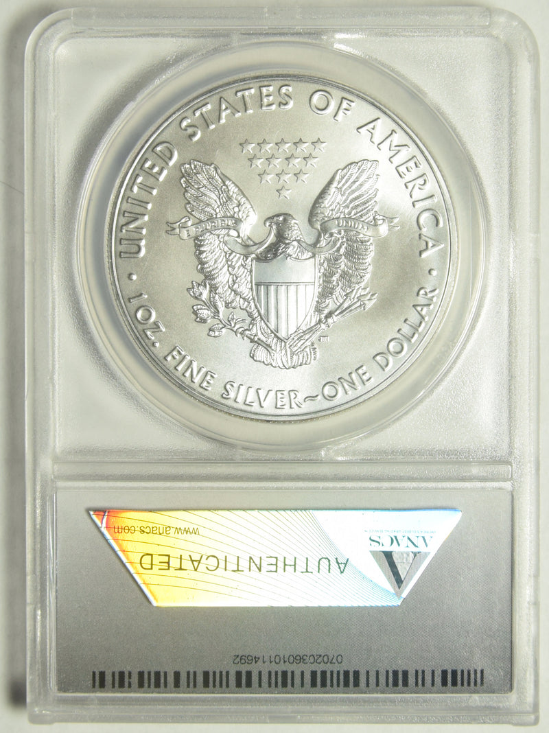 2017 Silver Eagle . . . . ANACS MS-70