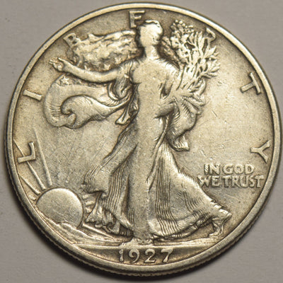 1927-S Walking Liberty Half Very Fine