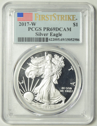 2017-W Silver Eagle PCGS PR-69 DCAM First Strike