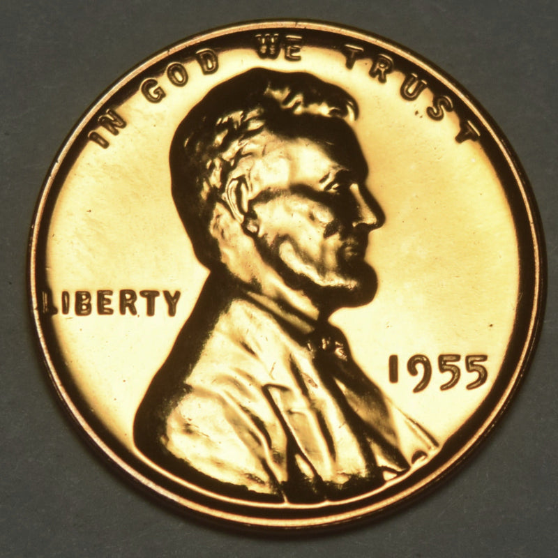 1955 Lincoln Cent Superb Brilliant Proof Red