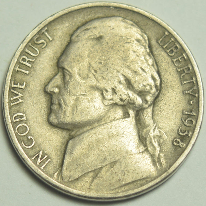 1938 Jefferson Nickel XF/AU