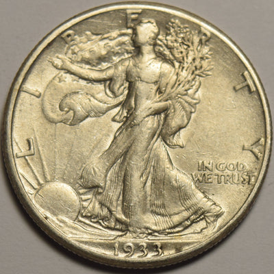 1933-S Walking Liberty Half Extremely Fine