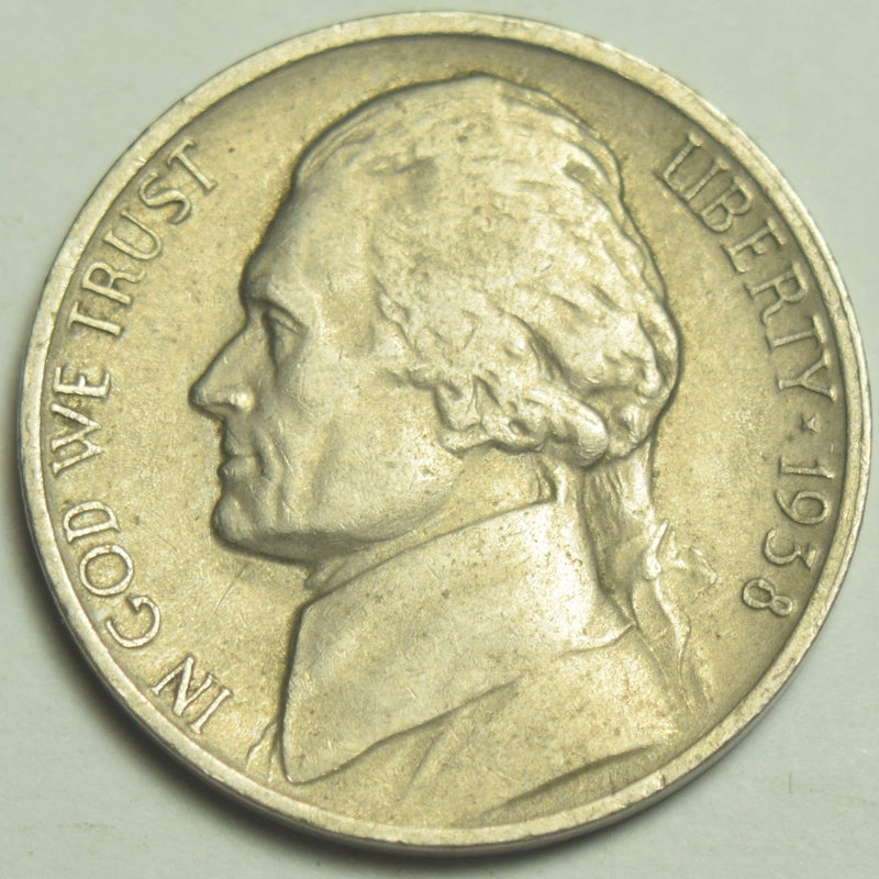 1938-D Jefferson Nickel Choice About Uncirculated