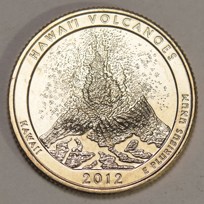 2012-S Hawaii Volcanoes Quarter Gem Brilliant Uncirculated