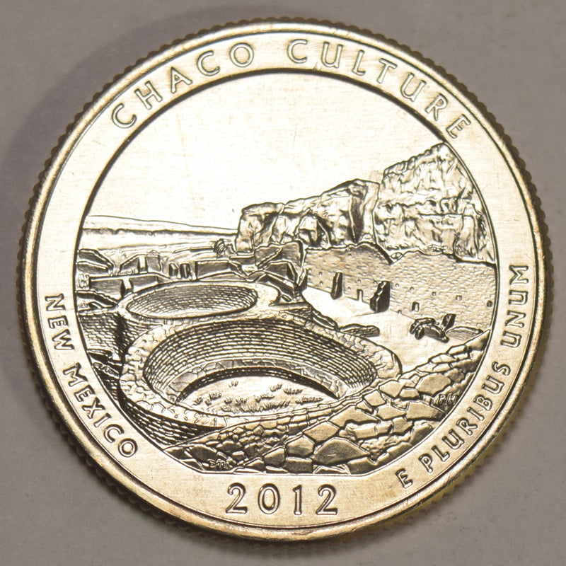 2012-S Chaco Culture Quarter Gem Brilliant Uncirculated