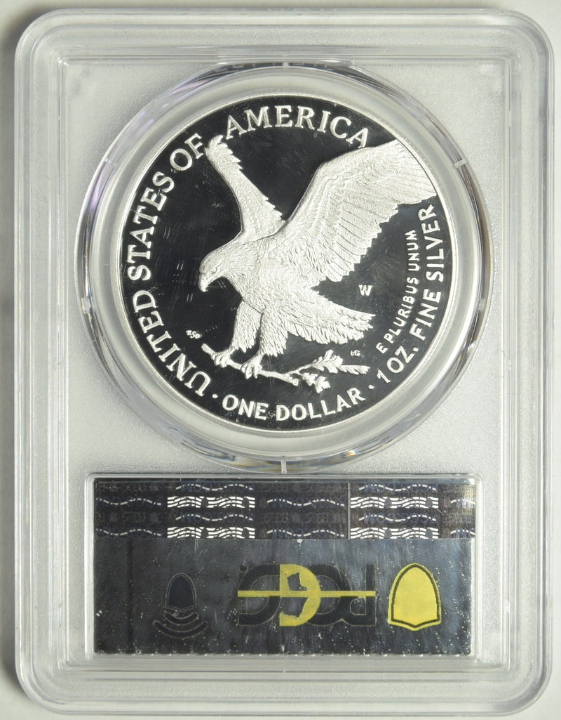 2023-W Silver Eagle . . . . PCGS PR-70 DCAM Advance Release Silver Label