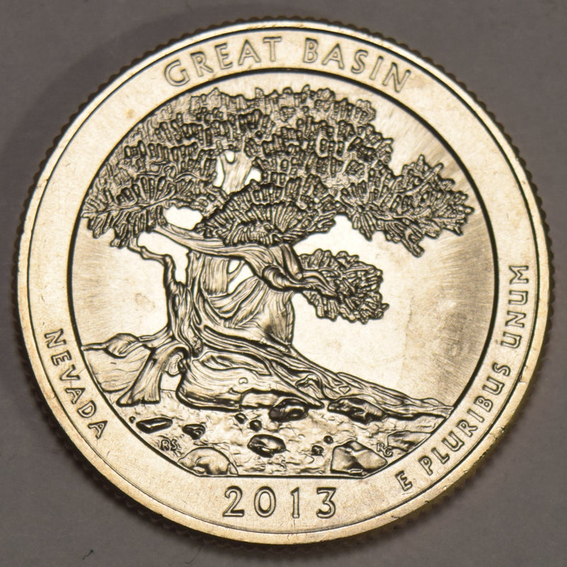 2013-S Great Basin Quarter Gem Brilliant Uncirculated