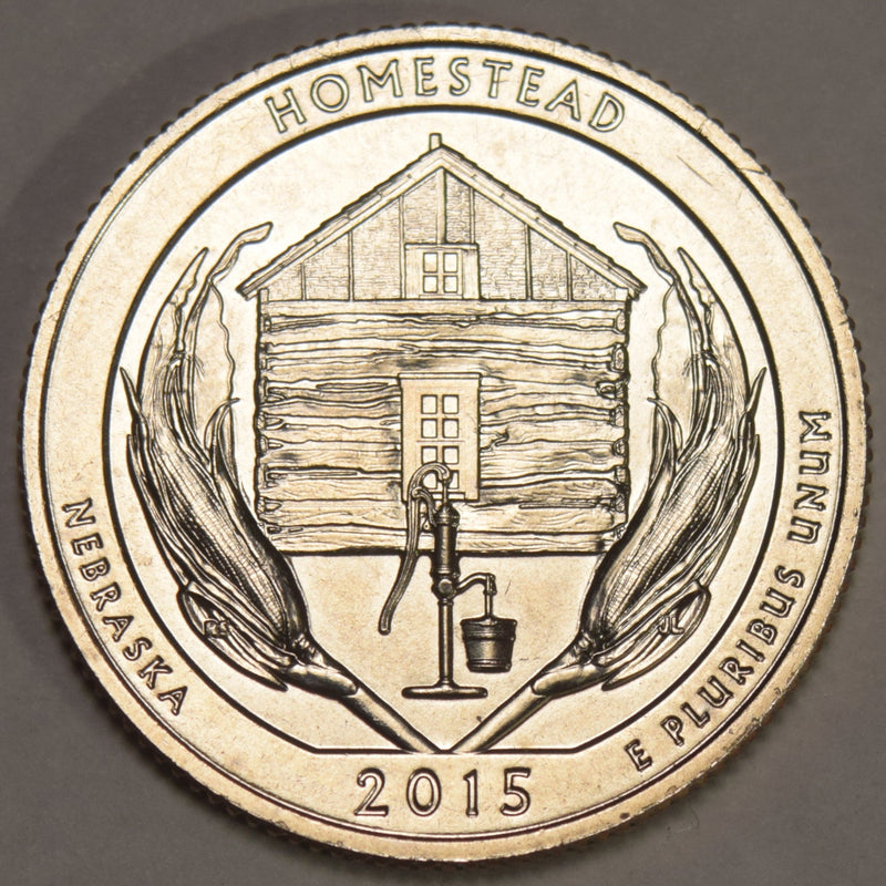 2015-S Homestead Quarter Gem Brilliant Uncirculated