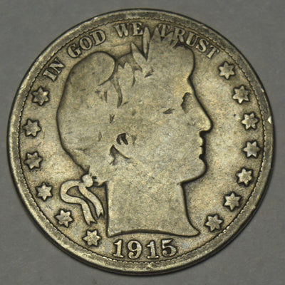 1915-D Barber Half Good