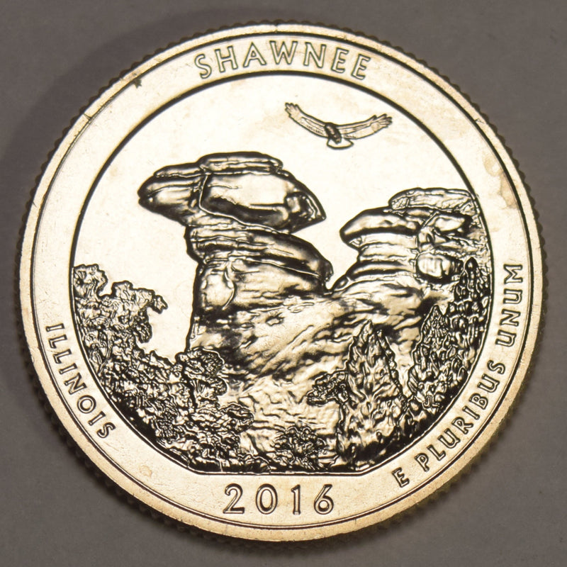 2016-S Shawnee Quarter Gem Brilliant Uncirculated