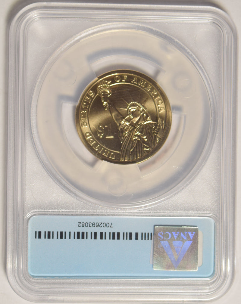 2011-P Hayes Presidential Dollar . . . . ANACS SP-67