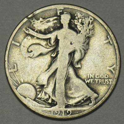 1919-D Walking Liberty Half Fine