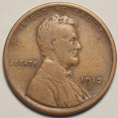 1912-D Lincoln Cent Very Fine